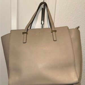 Pre-loved Kate Spade Beige Tote Bag